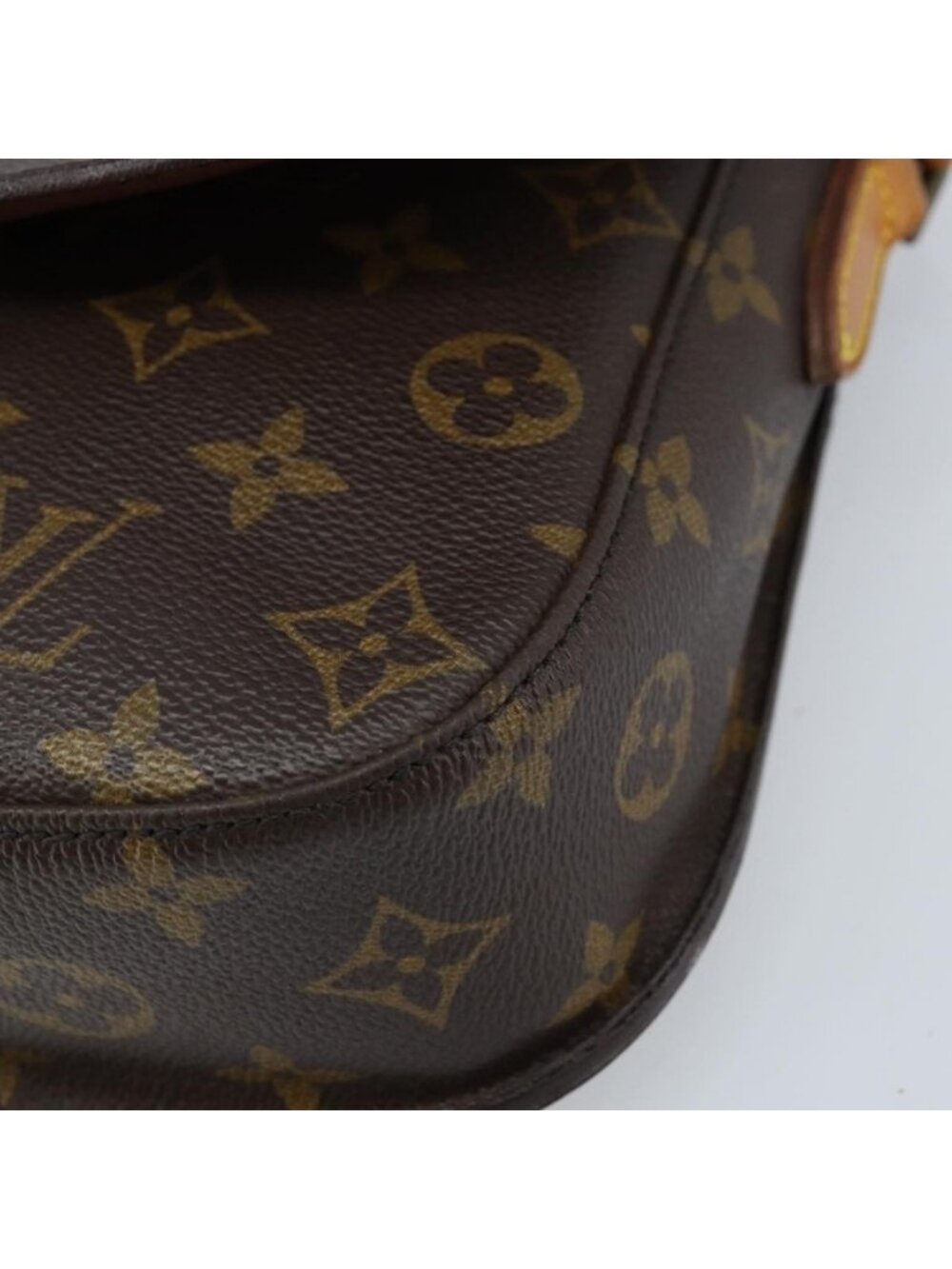 Authentic LOUIS VUITTON Monogram Saint Cloud MM Shoulder Bag M51243 LV - Picture 7 of 16